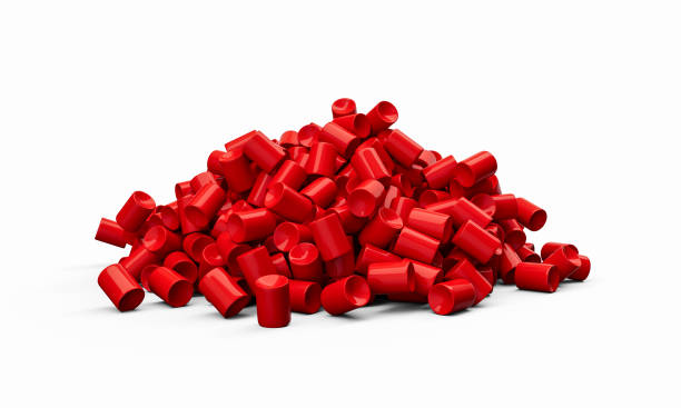 istock Plastic pellets Background Close-up Plastic granules Polymer Black plastic beads resin polymer pallet petrochemical 3d illustration 1381639455
