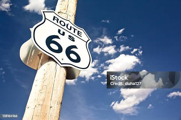 Route 66 Schild Stockfoto und mehr Bilder von Route 66 - Route 66, Oklahoma, Schild