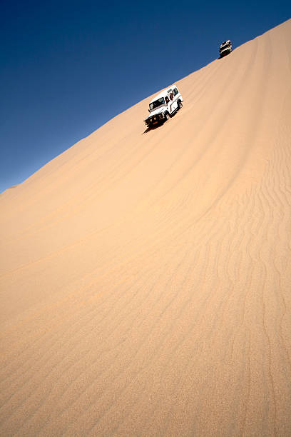 istock Four wheel car on dune in Namibia 138164284