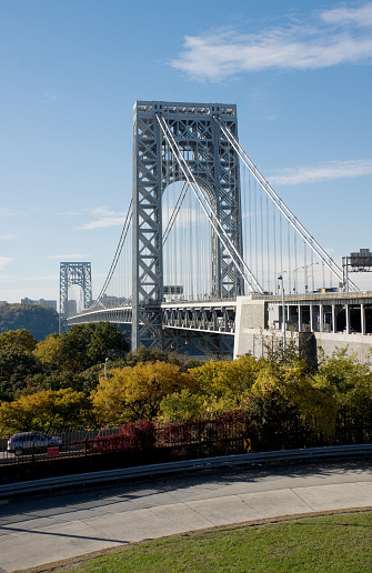 George Washington Bridge spanning New York and New Jersey. 