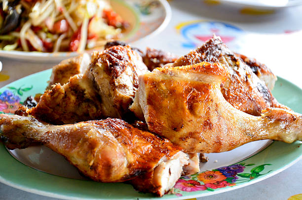 roasting chicken , Thai food , drumstick stock pictures, royalty-free photos & images