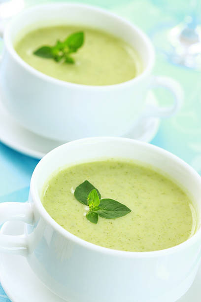 istock Soup of green vegetables 138167459