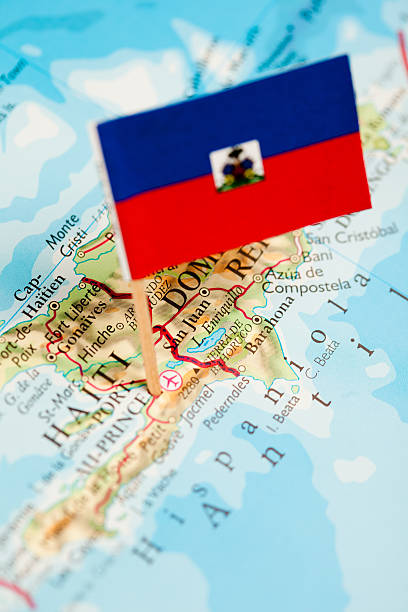 istock Map and flag of Haiti 138168382