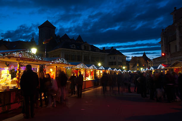 istock Annecy Christmas Chalets 138170250