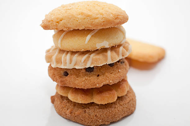 delicious cookies stock photo