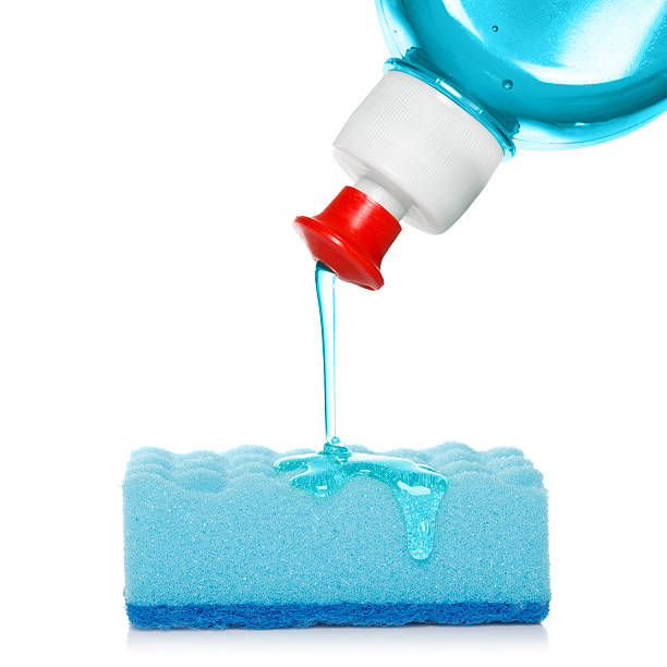 бисквитный с жидкость для мытья посуды - dishwashing detergent стоковые фото и изображения