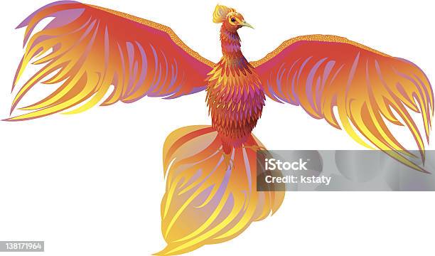 Phoenix - Arte vetorial de stock e mais imagens de Phoenix - Arizona - Phoenix - Arizona, Pássaro, Fénix