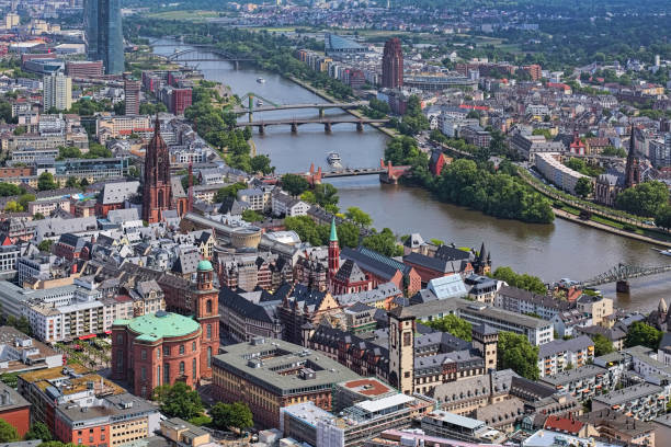 istock High angle view on Old Town of Frankfurt am Main, Germany 1381723086