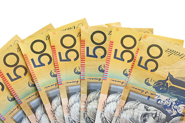 istock Fan of Australian fifty dollar notes 138172452