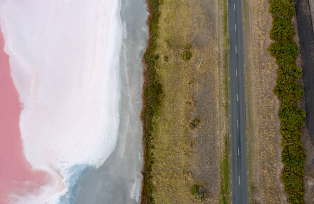 istock Pink Lake Australia 1381725289