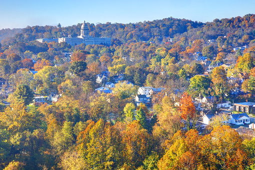Frankfort is the capital city of the Commonwealth of Kentucky and the seat of Franklin County.