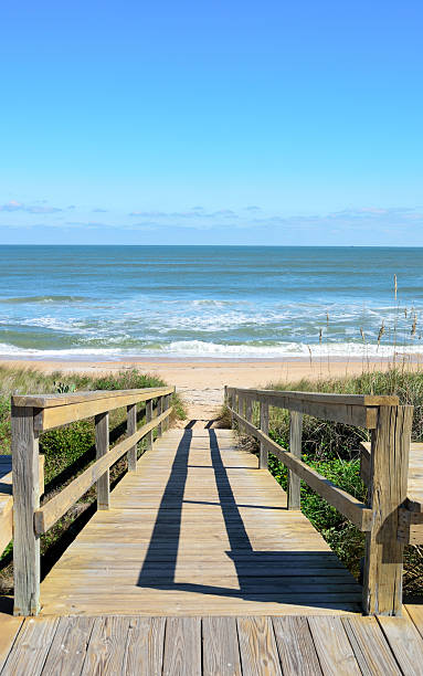istock Boardwalk To The Beach 138174360