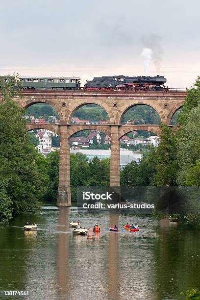 Foto de Trem Histórico Feuriger Eilas e mais fotos de stock de Trem - Trem, Viaduto - Ponte, Alemanha