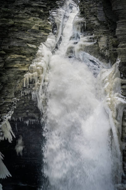 istock Beautiful Watkins Glen State Park Winter Views 1381773542