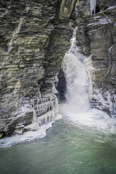 istock Beautiful Watkins Glen State Park Winter Views 1381773543