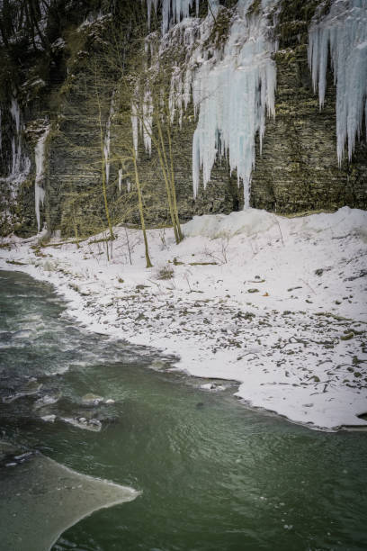 istock Beautiful Watkins Glen State Park Winter Views 1381773554