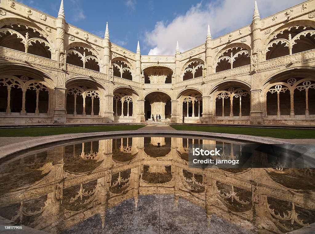 Il monastero Hieronymites (Mosteiro dos Jerónimos - Foto stock royalty-free di Abbazia