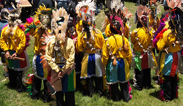 istock Musicians at a Indigenous Party 138179392