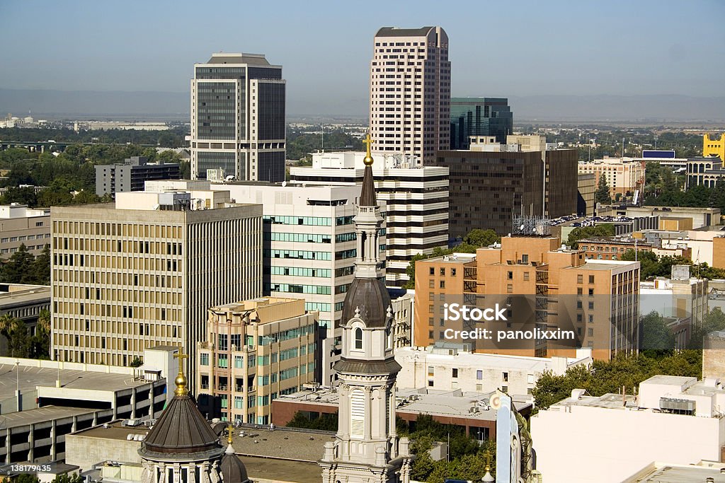 Horizonte de Sacramento - Royalty-free Sacramento - Norte da Califórnia Foto de stock