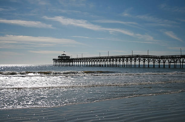 istock Pier at Cherry Grove, SC 138179450