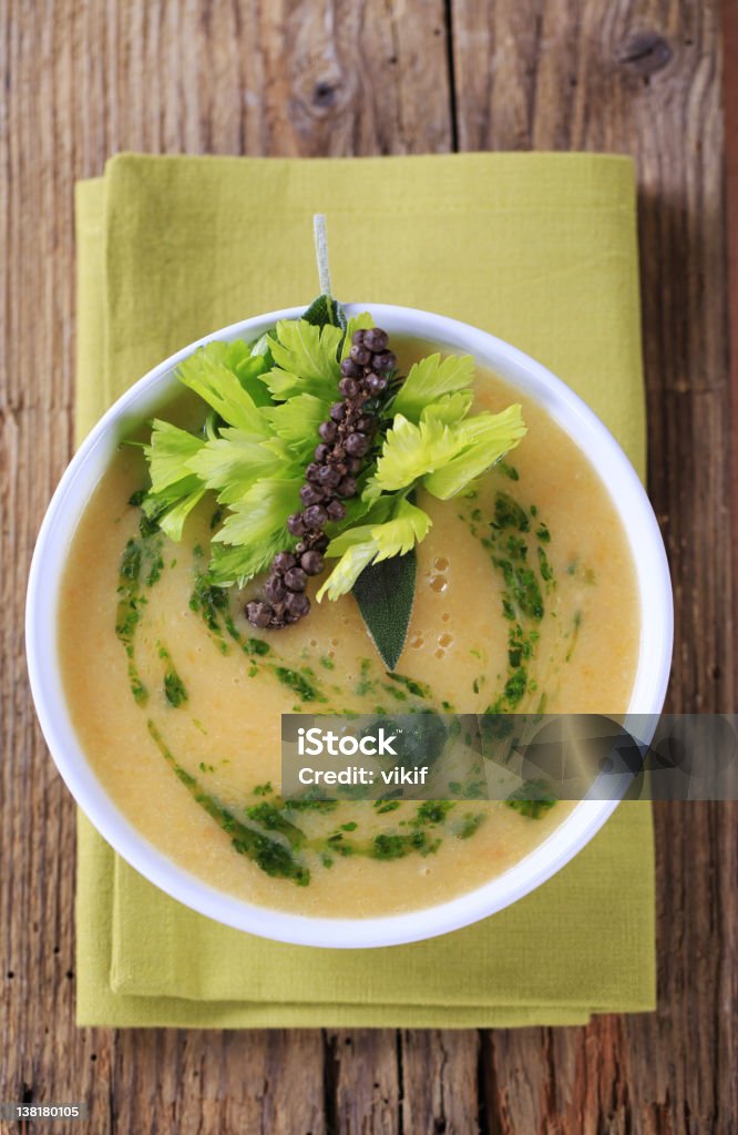 Crema di zuppa di verdure - Foto stock royalty-free di Alimentazione sana