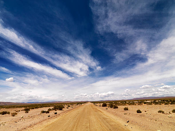 istock Dramatic Sky and  road in  the desert 138180429