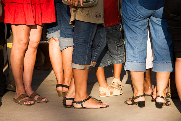 istock People´s  legs with golden  hour light 138181726