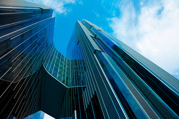 istock Modern corporate headquarters buildign in blue 138182463