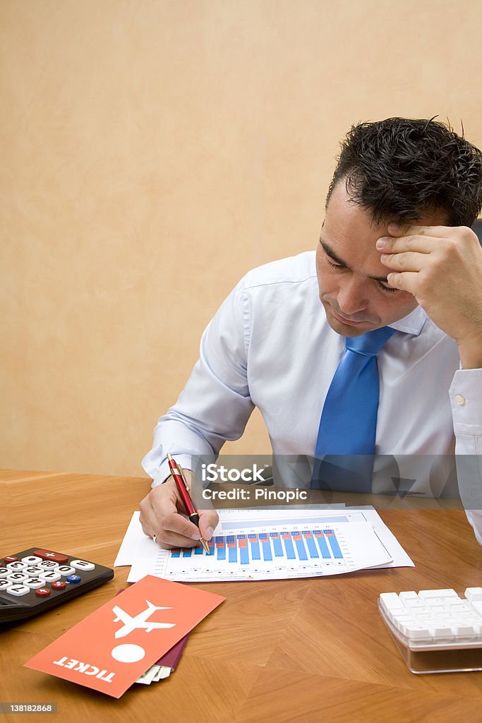 Geschäftsmann Arbeiten - Lizenzfrei Akademisches Lernen Stock-Foto