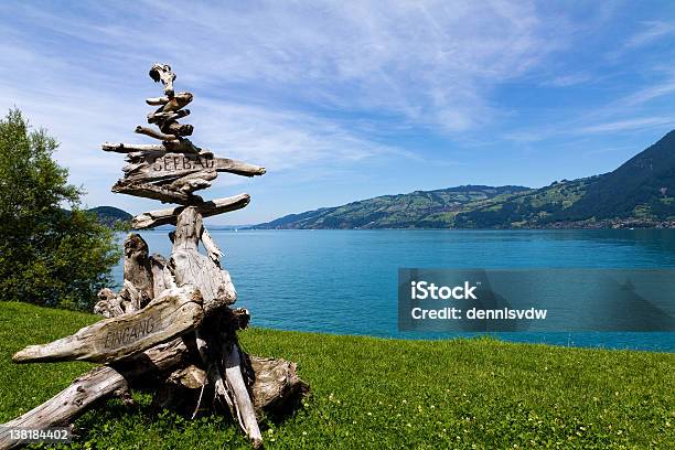 Lake Thun Stock Photo - Download Image Now - Horizontal, Lake, Lake Thun