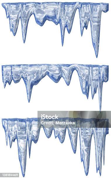 Thawing Icicles Stock Photo - Download Image Now - Acute Angle, Aging Process, Arctic