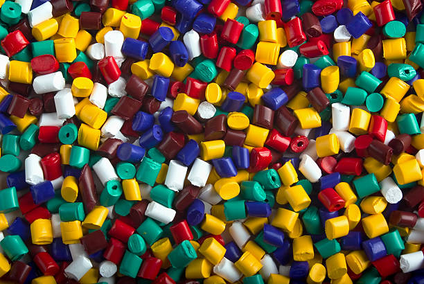 istock Plastic granules of various colors 138186210