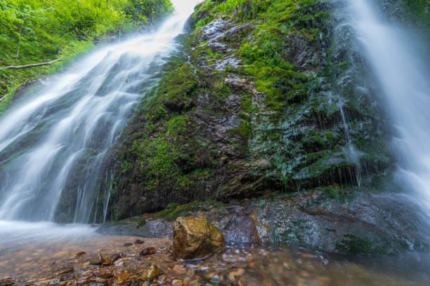 istock Heidenbad waterfall, waterfall in the Vosges mountains. 1381867986