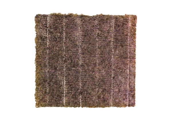 istock Nori algae sheet for sushi isolated on white background 1381871306