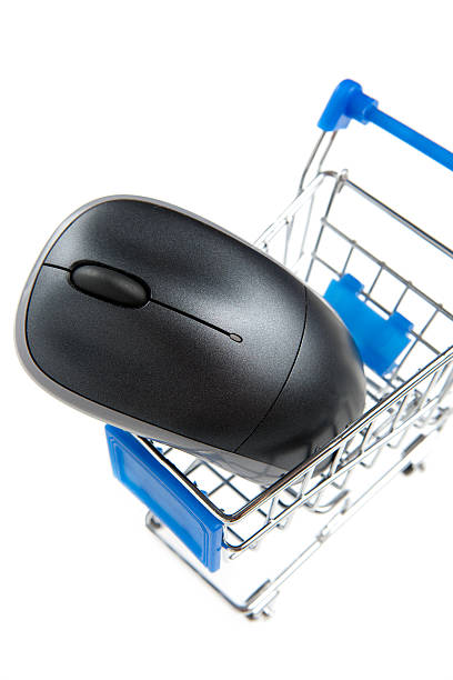 istock Shopping online with a click 138187338