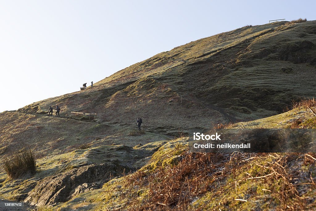 Walkers montaña de cat bells - Foto de stock de Agricultura libre de derechos