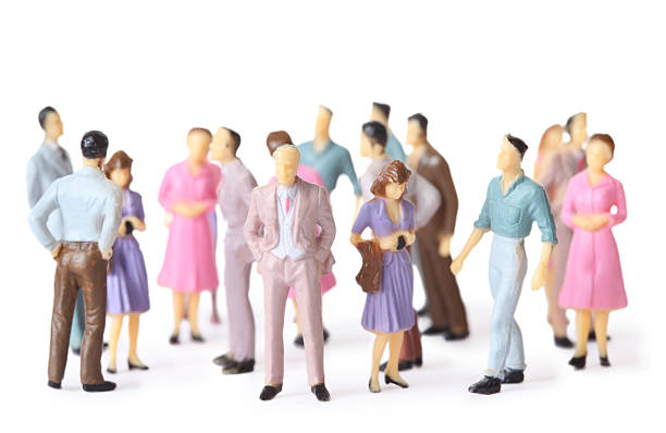 istock Toy people stand in different poses 138190118