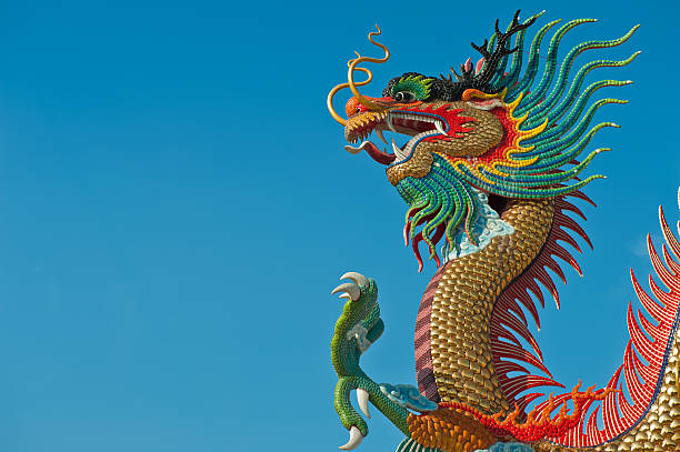 Chinese Dragon sculpture.