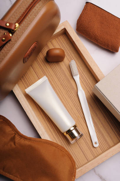 istock Business Class amenity kit isolated on background 1381905132
