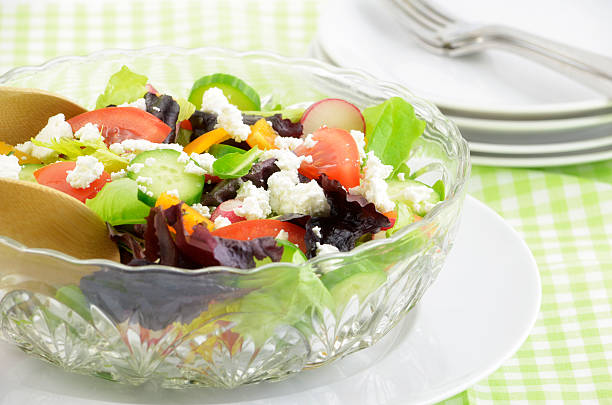 istock Garden salad with goat cheese 138192360