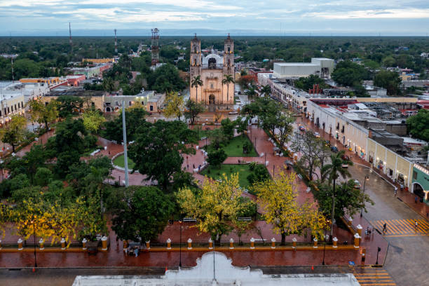 istock Cathedral of San Gervasio - Valladolid, Mexico 1381949732