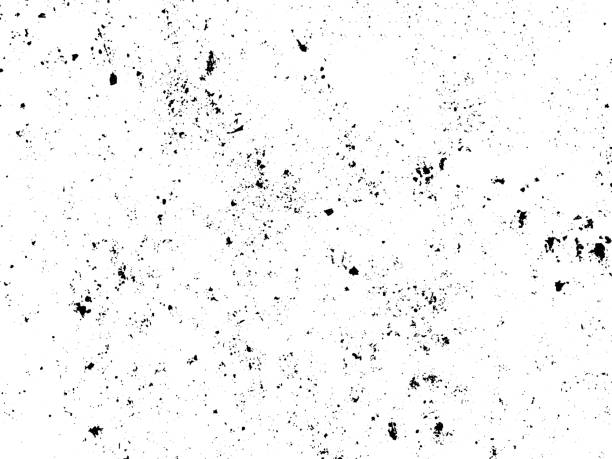 ilustrações de stock, clip art, desenhos animados e ícones de black and white grunge. distress overlay texture. abstract surface dust and rough dirty wall background concept. - distraught