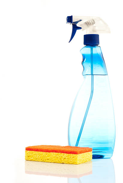 glass cleaner stock photo