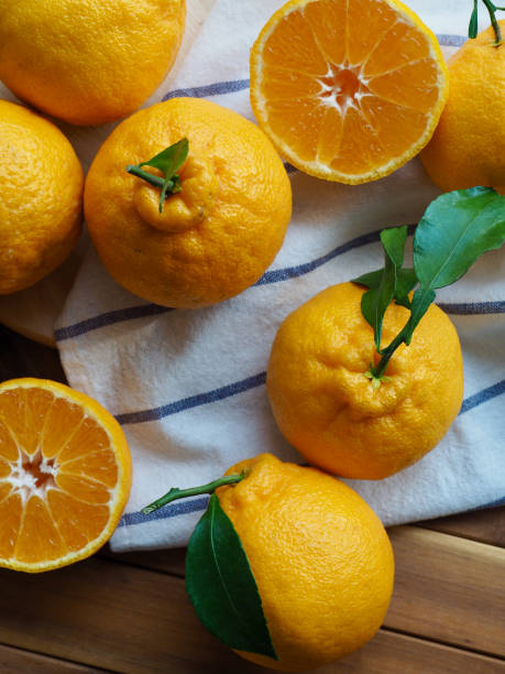 istock Fresh Organic Natural Fruit Jeju Hallabong, Citrus 1381986098