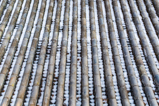 Roof tiles, Chinese old tile roof