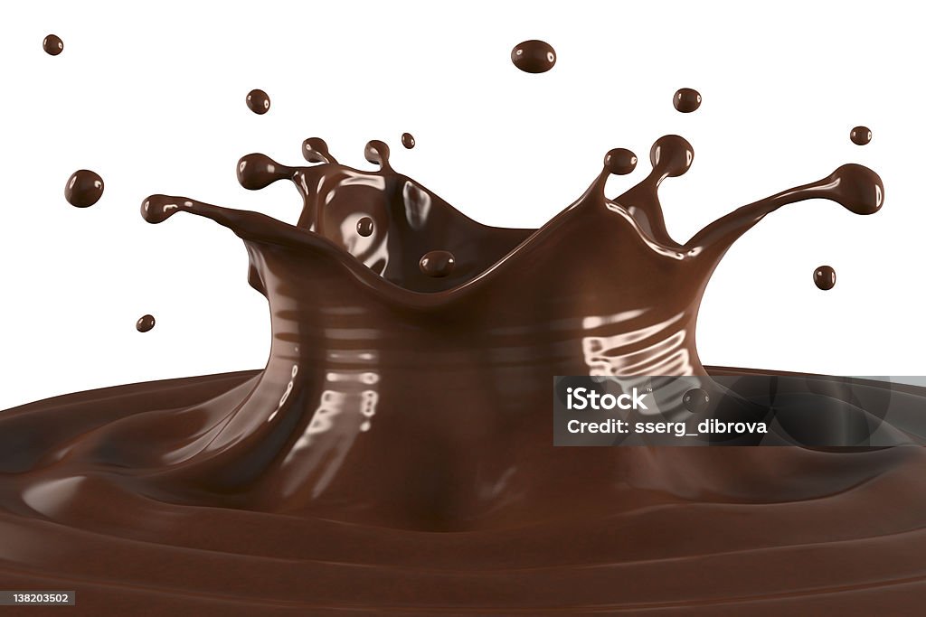 チョコレート「スプラッシュ」 - チョコレートのロイヤリティフリーストックフォト