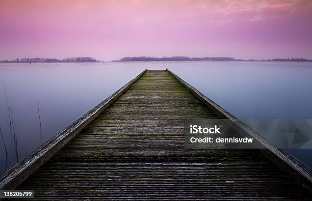 Sunset Jetty Stock Photo - Download Image Now - Horizontal, Jetty, Lake