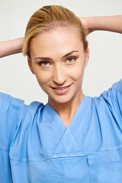istock Female patient in pyjamas 138206856