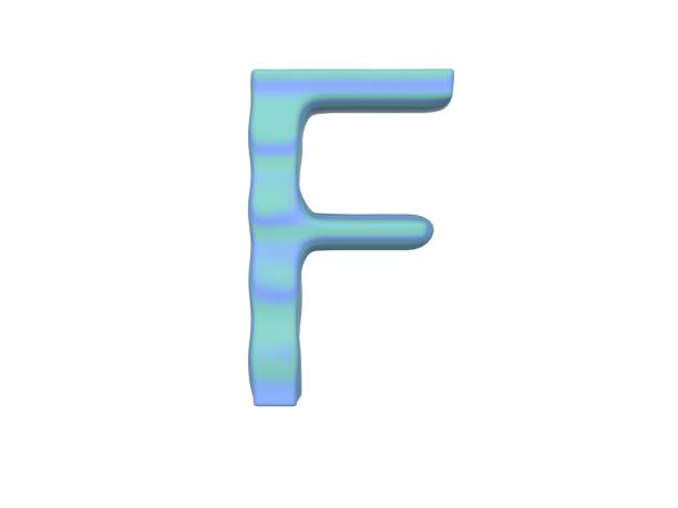 istock Wave Themed Font  Letter F 1382093308