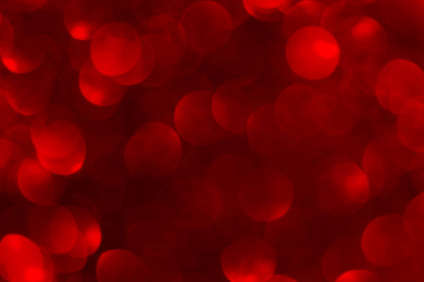 istock Round shiny texture in bright soft red color. 1382093581